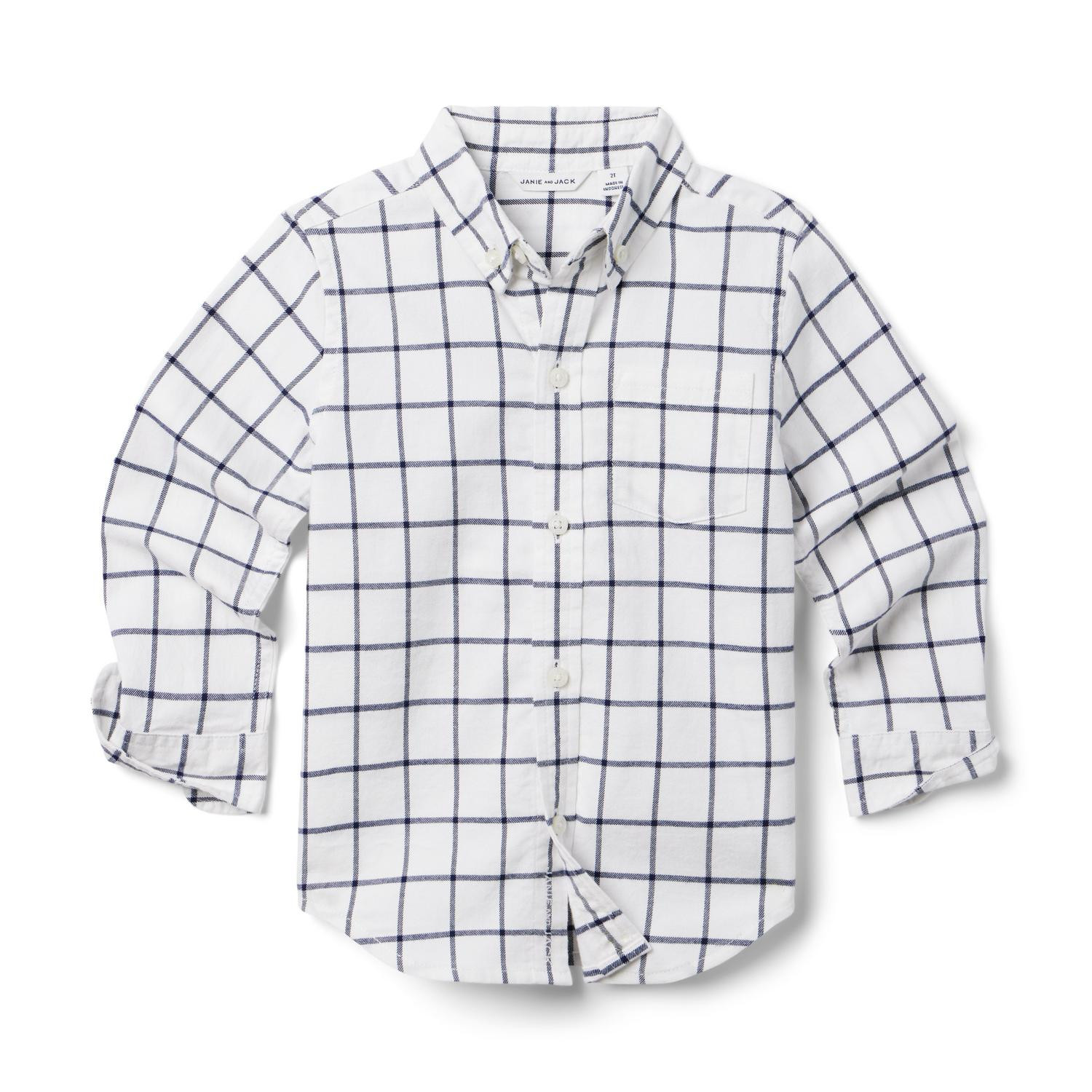 Tattersall Flannel Shirt | Janie and Jack