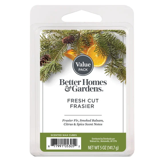 Fresh Cut Frasier Scented Wax Melts, Better Homes & Gardens, 5 oz (Value Size) | Walmart (US)