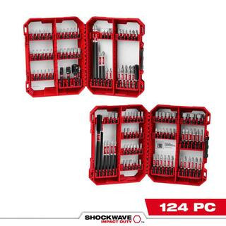 SHOCKWAVE Impact-Duty Alloy Steel Driver Bit Auto Set (124-Piece) | The Home Depot