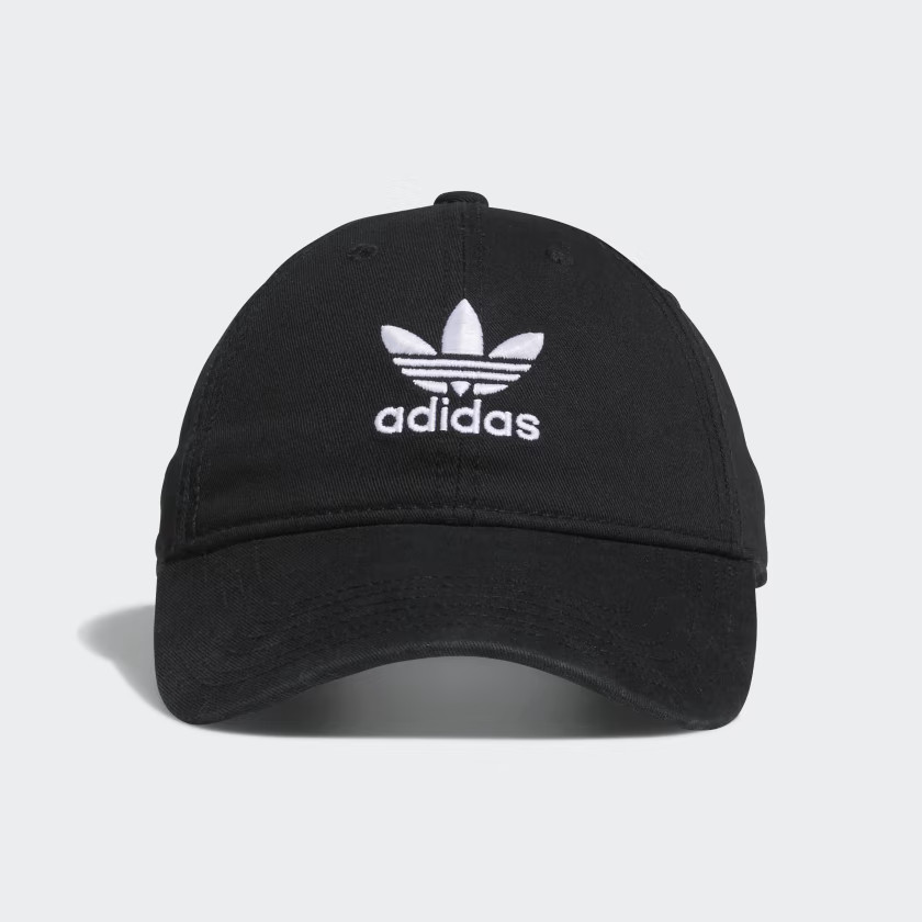adidas Originals Relaxed Strap-Back Hat - Black | adidas US | adidas (US)