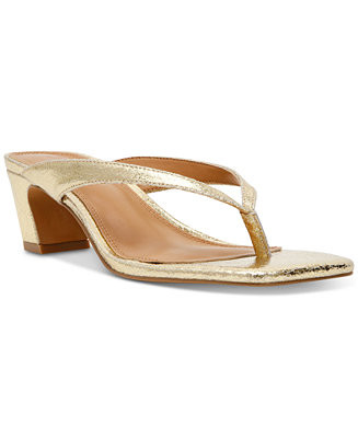 Steve Madden Women's Ninna Blade Heel Thong Sandals - Macy's | Macy's