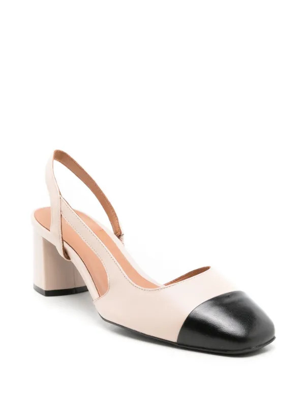 Sarah Chofakian Coucou 65mm Slingback Pumps | Neutrals | FARFETCH | Farfetch Global