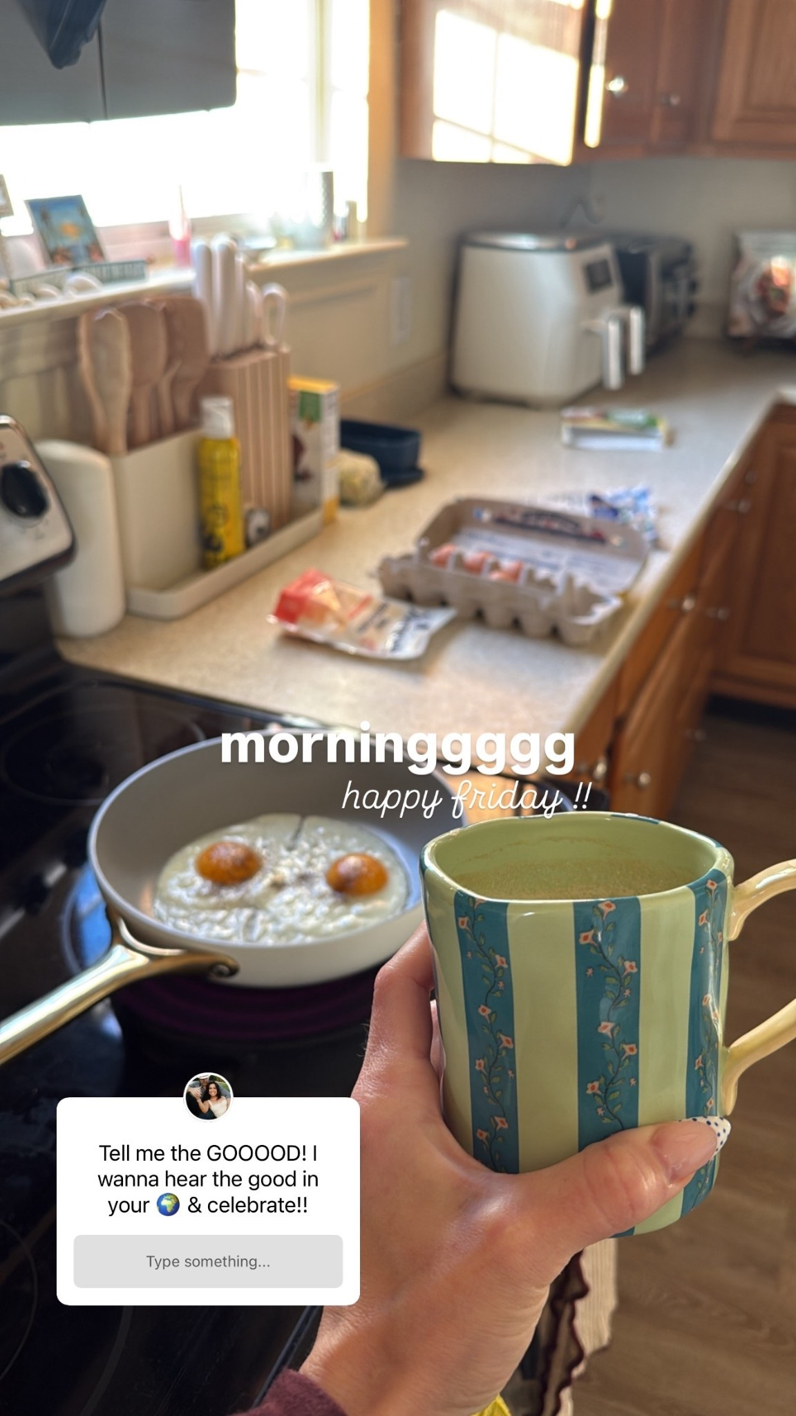 Friday morning fuel..loading!! 🍳☕️

 CarawayCookware
CarawayHome

#LTKmorningroutine #LTKdayinmylife #LTKHome