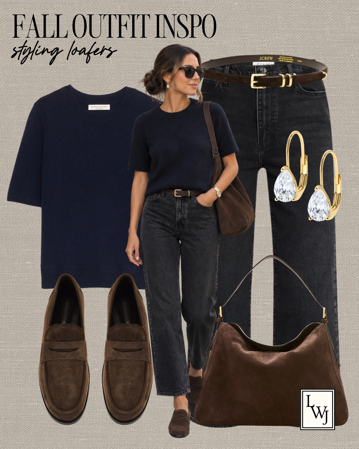 fall outfit inspo styling loafers 

fall outfits / fall style / chocolate brown loafers / simple and polished / fall capsule outfits  

 #LTKootd #LTKSeasonal