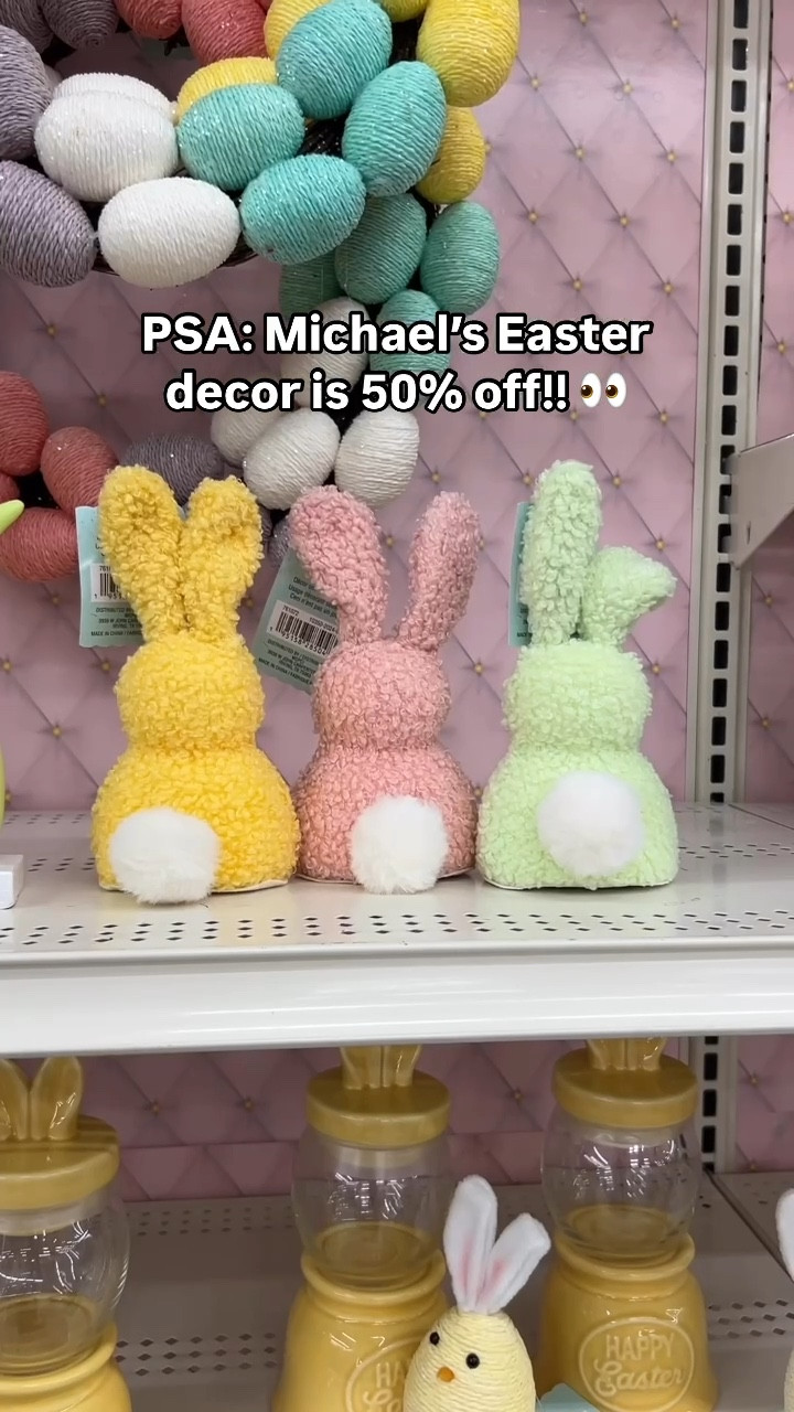 Michael’s Easter decor is 50% off!! These are so cute 🥹

#easter #home #homedecor #spring #party #livingroom #bedroom 

#LTKParties #LTKSeasonal #LTKHome