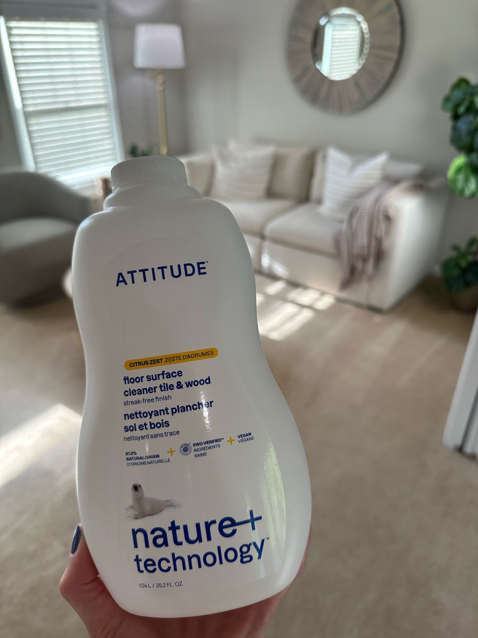 Best hard floor cleaner! I put it in my bona mop! 🫧