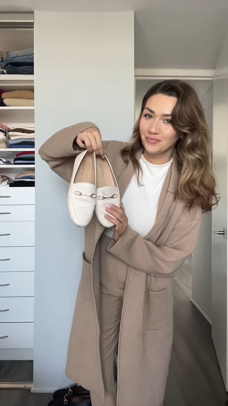 The white coach loafers are sold out so I’ve added the Sam Edelman option instead 🤍 

Also mango cardi I’m wearing was on sale for $79 but I think only a few in white are still available - the new version has more colors and sizes ✨

Pants are Zara “cigarette pant” I can’t link them here. 

Have a gorgeous day 🤍 

Workwear | fall outfit | fall workwear | office outfit | autumnal style 

#LTKworkwear #LTKunder100 #LTKSeasonal