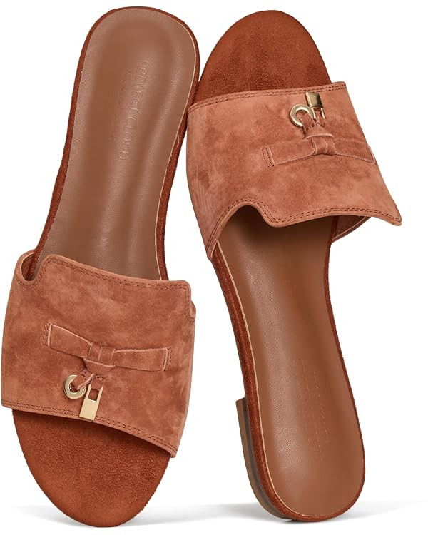 Project Cloud 100% Genuine Leather Sandals Women Dressy - Non-Slip Womens Sandals with Memory Foa... | Amazon (US)