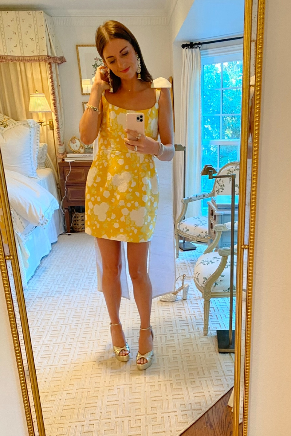 Yellow Corset Mini Dress