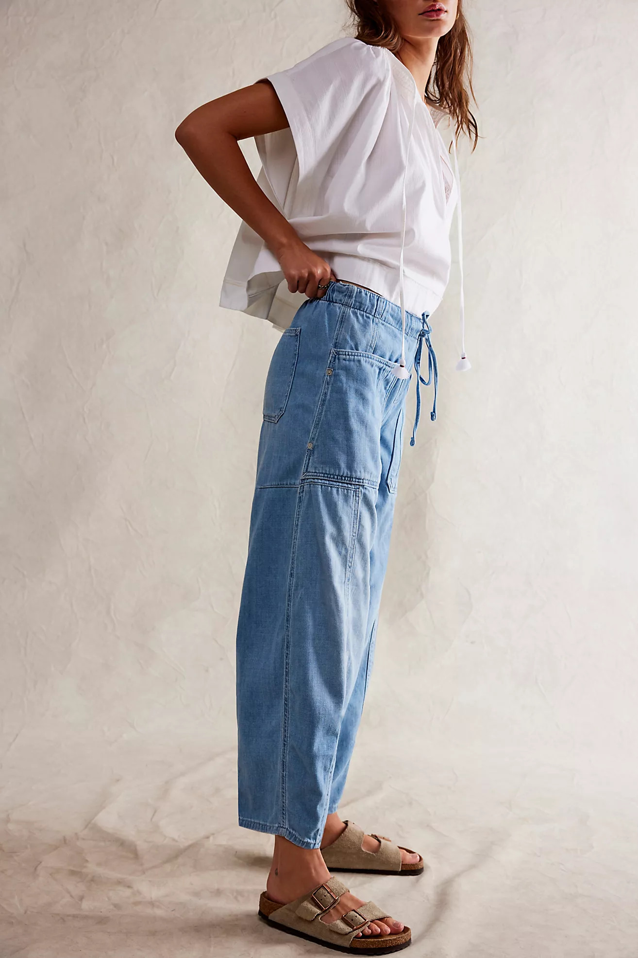 We The Free Silverton Puddle Barrel Jeans | Free People (Global - UK&FR Excluded)