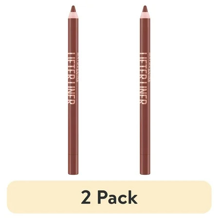 (2 pack) Maybelline Lifter Liner Lip Liner Makeup with Hyaluronic Acid, Let's Bounce, 0.04 oz | Walmart (US)