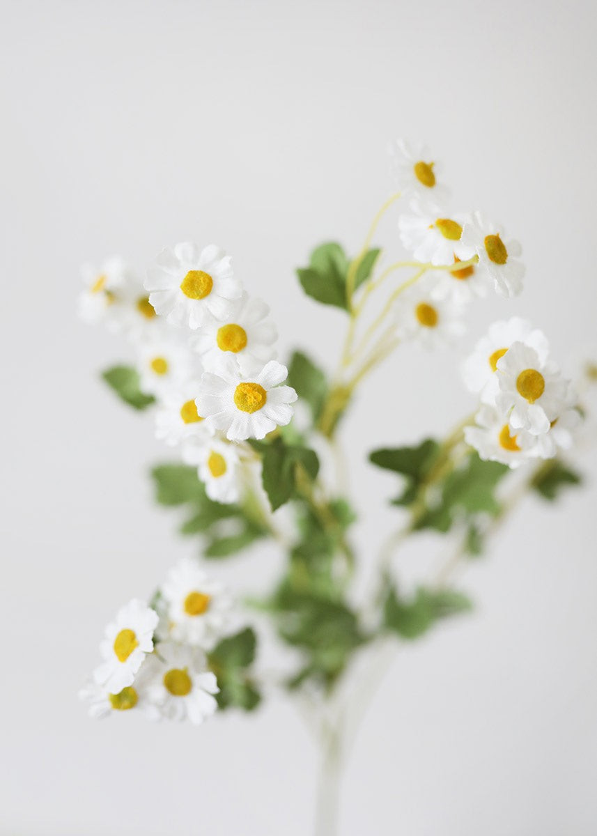 White Mini Daisy Fake Wildflowers - 26 | Afloral (US)
