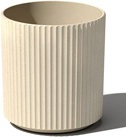 Veradek Demi Series Round Planter for Porch, Patio, Backyard | Durable Plastic-Concrete Material ... | Amazon (US)