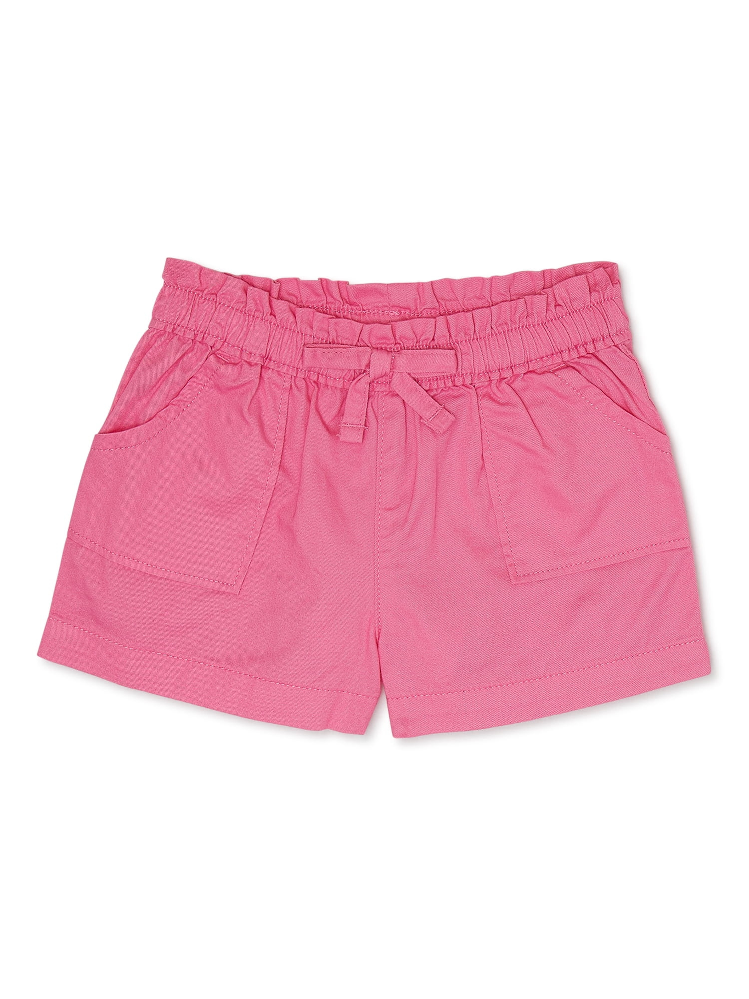 Garanimals Baby Girl Solid Paperbag Shorts, Sizes 0-24 Months | Walmart (US)