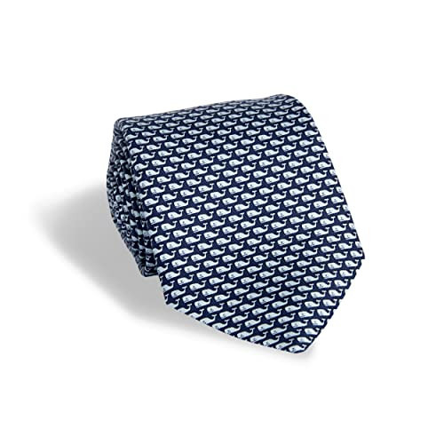 vineyard vines Men's Whale Tie , Vineyard Whale Navy, OS | Amazon (US)
