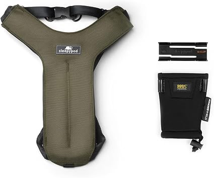 Sleepypod Clickit Sport Bundle Edition - Safest Dog Travel Harness (Small, Olive Green) | Amazon (US)
