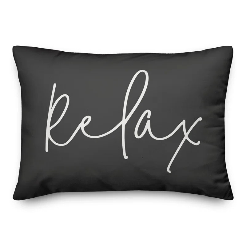 Mcgee Textual Indoor/Outdoor Throw Pillow | Wayfair North America