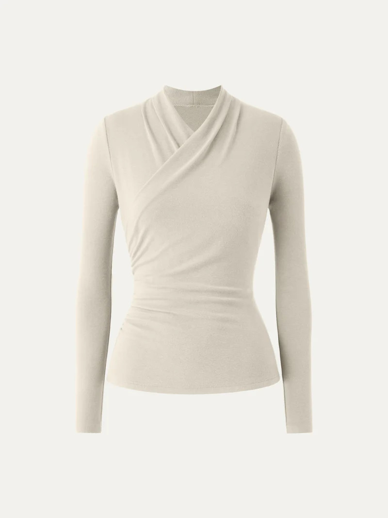 Surplice Long Sleeve Top | OGLmove