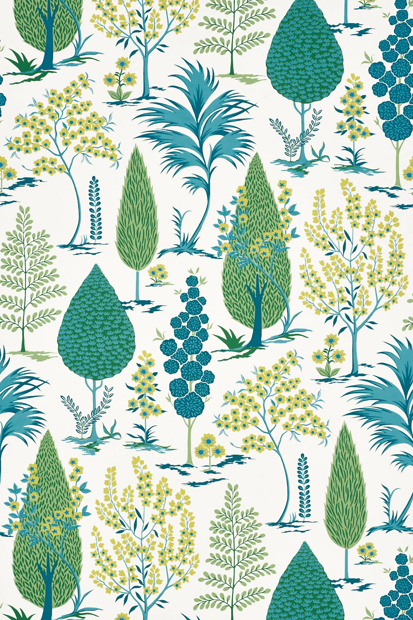 Schumacher Pandora Wallpaper | Anthropologie (US)