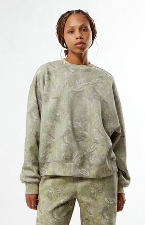 PacSun Tree Camo Crew Neck Sweatshirt | PacSun