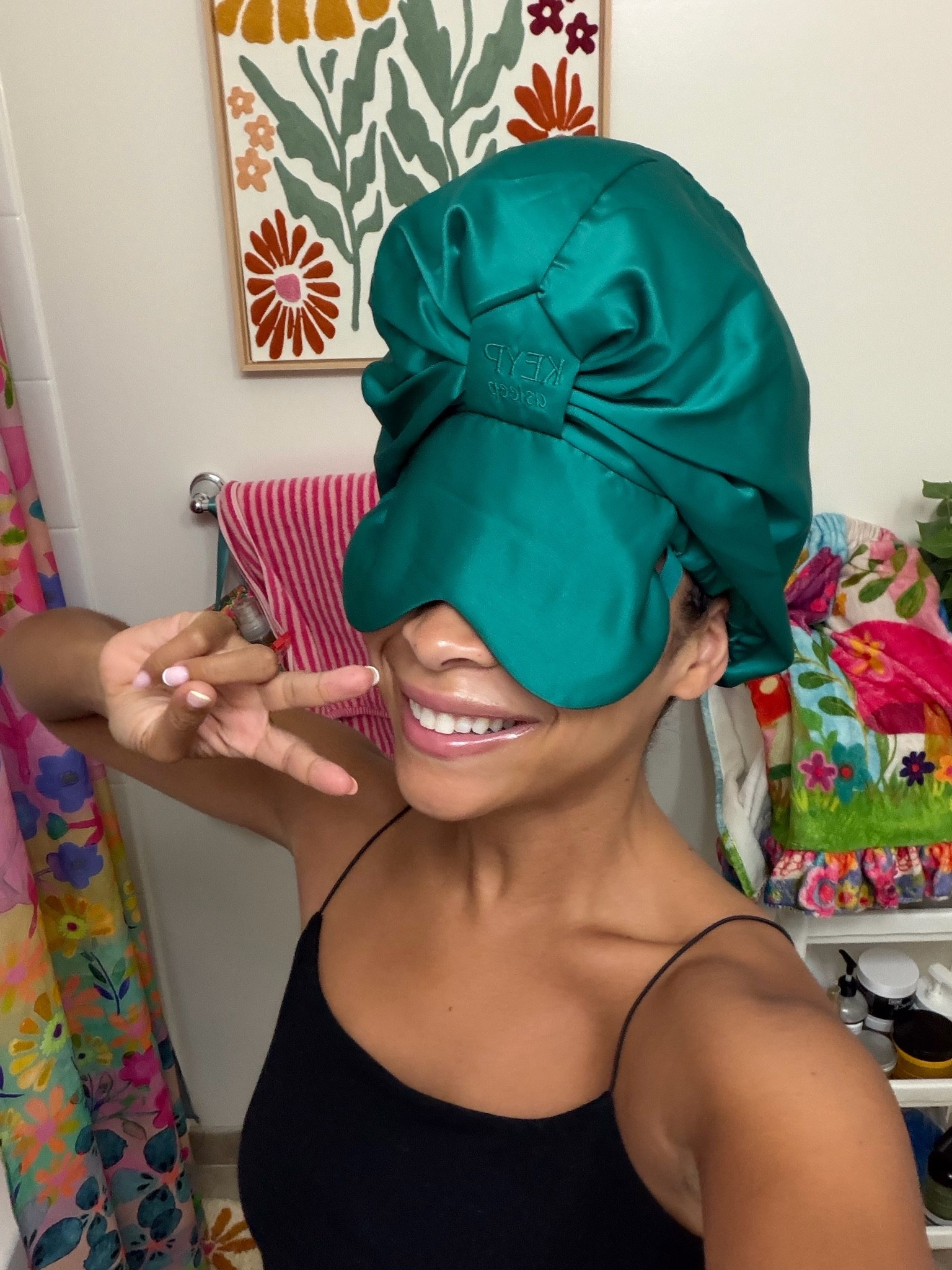 Obsessed with this @KEYP Bonnet! 💤✨