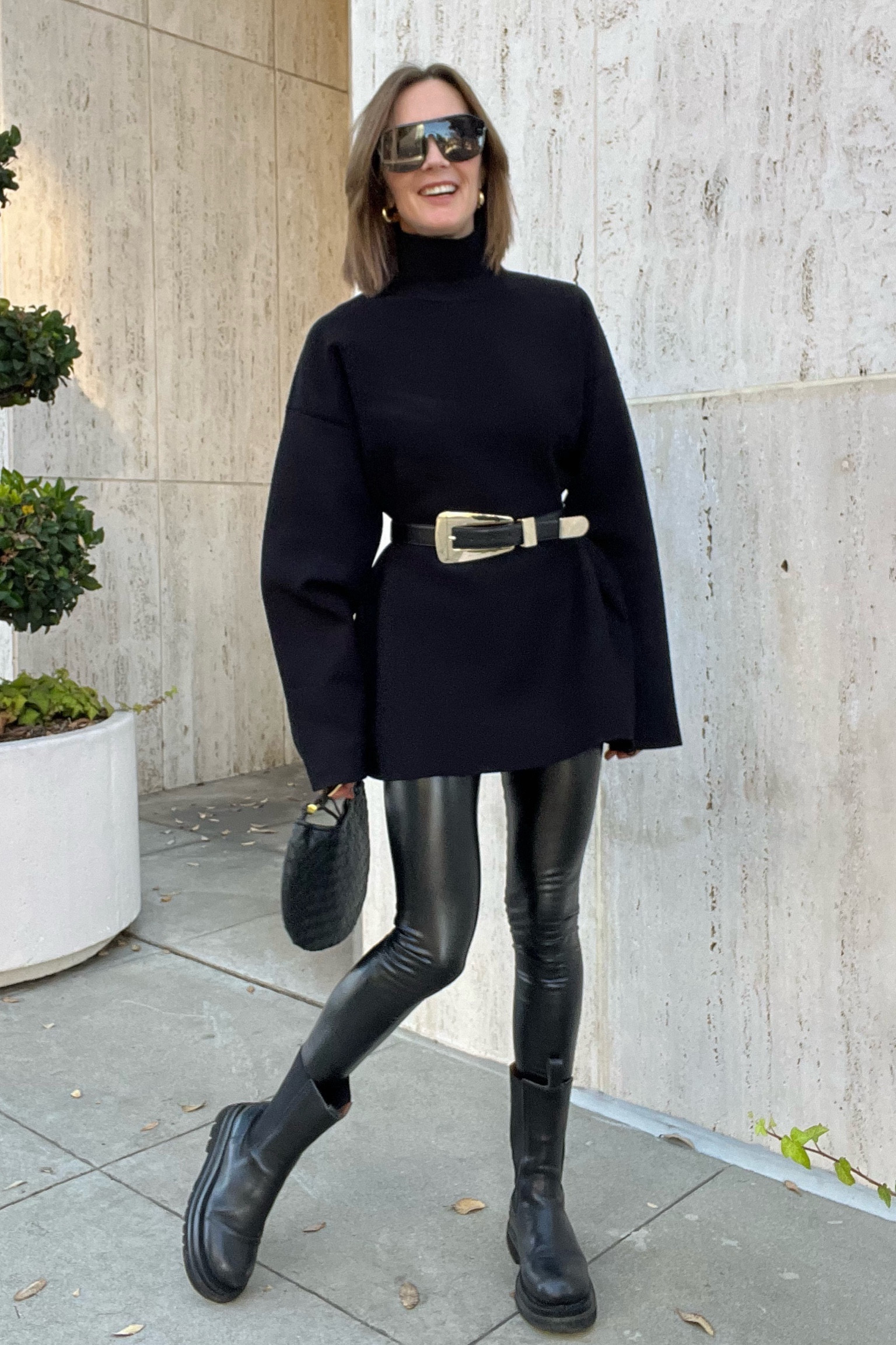 Stealth Style 
Style Tip: Buy one statement piece such as this designer top, and accessories and fill in the rest with under 100 fashion finds.
xNYWS

#LTKstyletip #LTKfindsunder100 #LTKover40