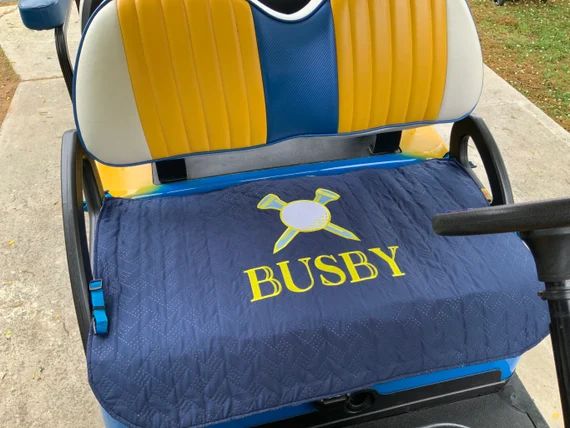 Personalized Golf Cart Seat Protective Cover for Front Seat | Etsy (US)