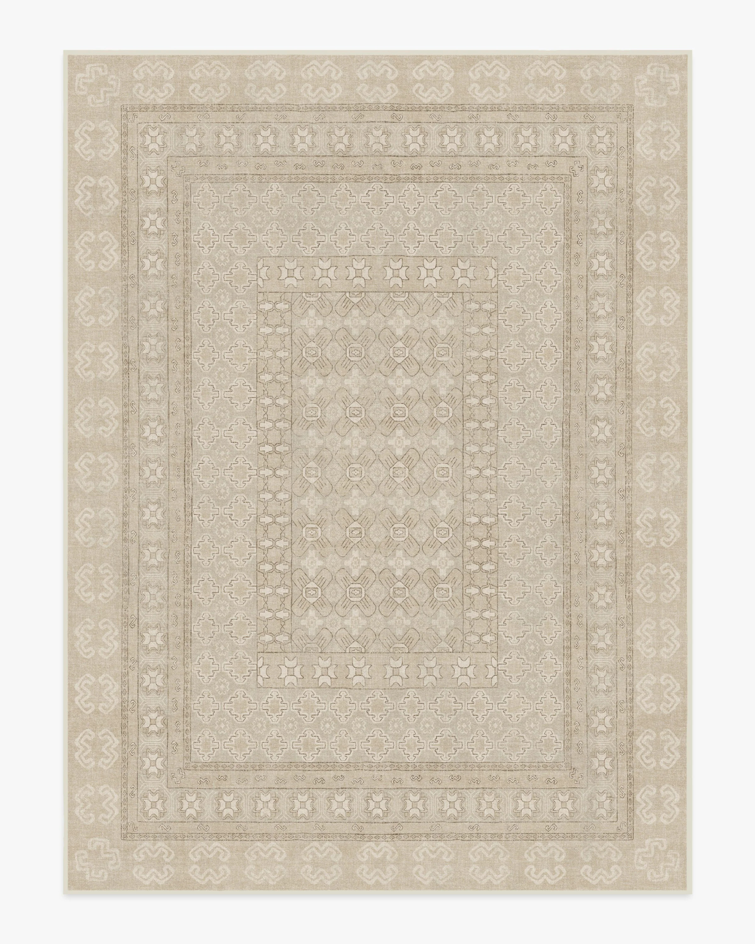 Cyrus Beige Ivory Rug | Ruggable