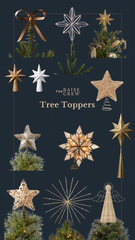 Pretty affordable tree toppers from Target & McGee & Co! 

#LTKHoliday #LTKSeasonal #LTKhome