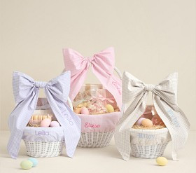 Gingham Easter Basket Liners | Pottery Barn Kids