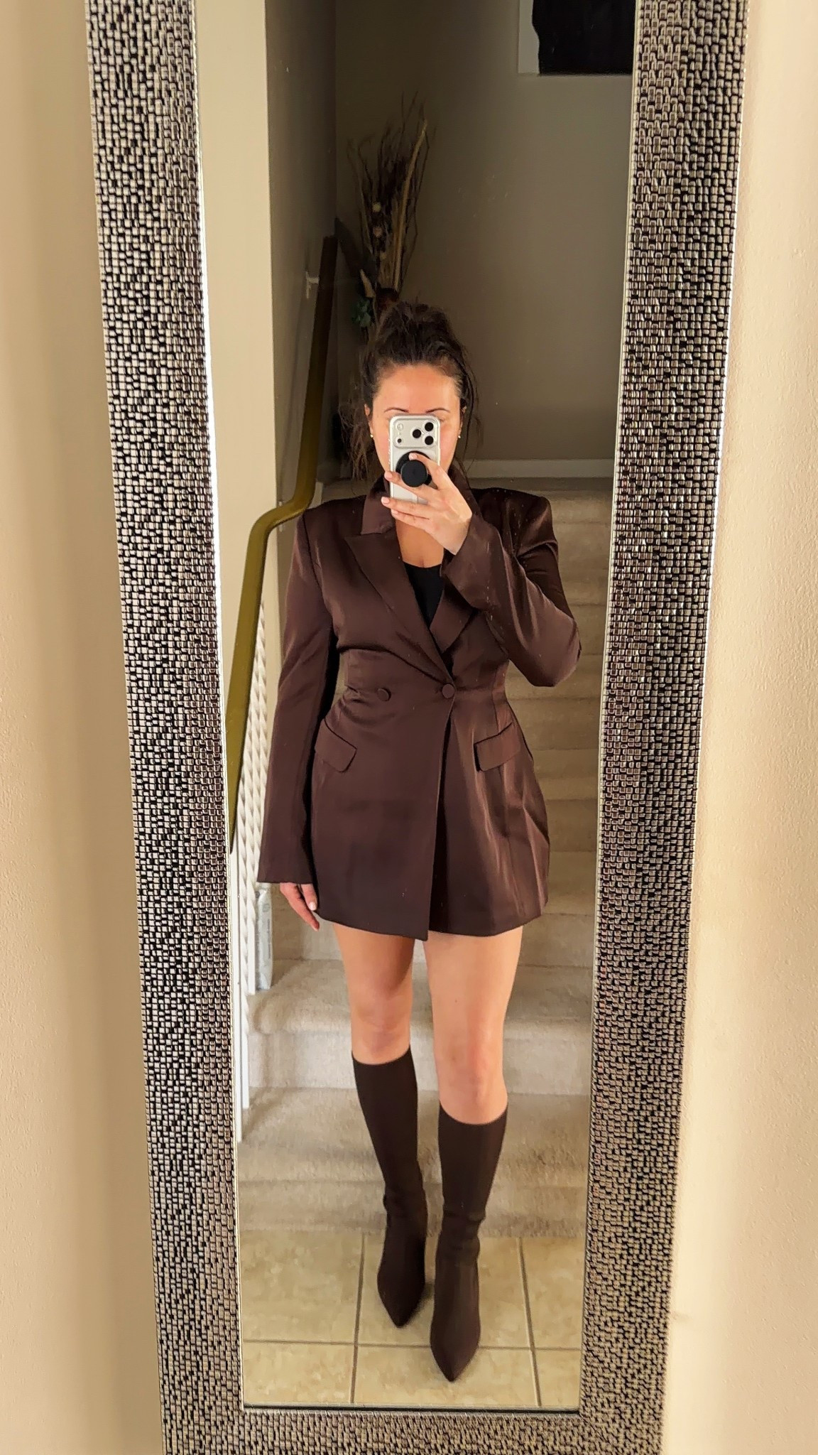 My MUST HAVE fall going out fit! 🔥 
#ltkstyle #ltkoutfits #falloutfit #dress #boots #style #ltkfashion 