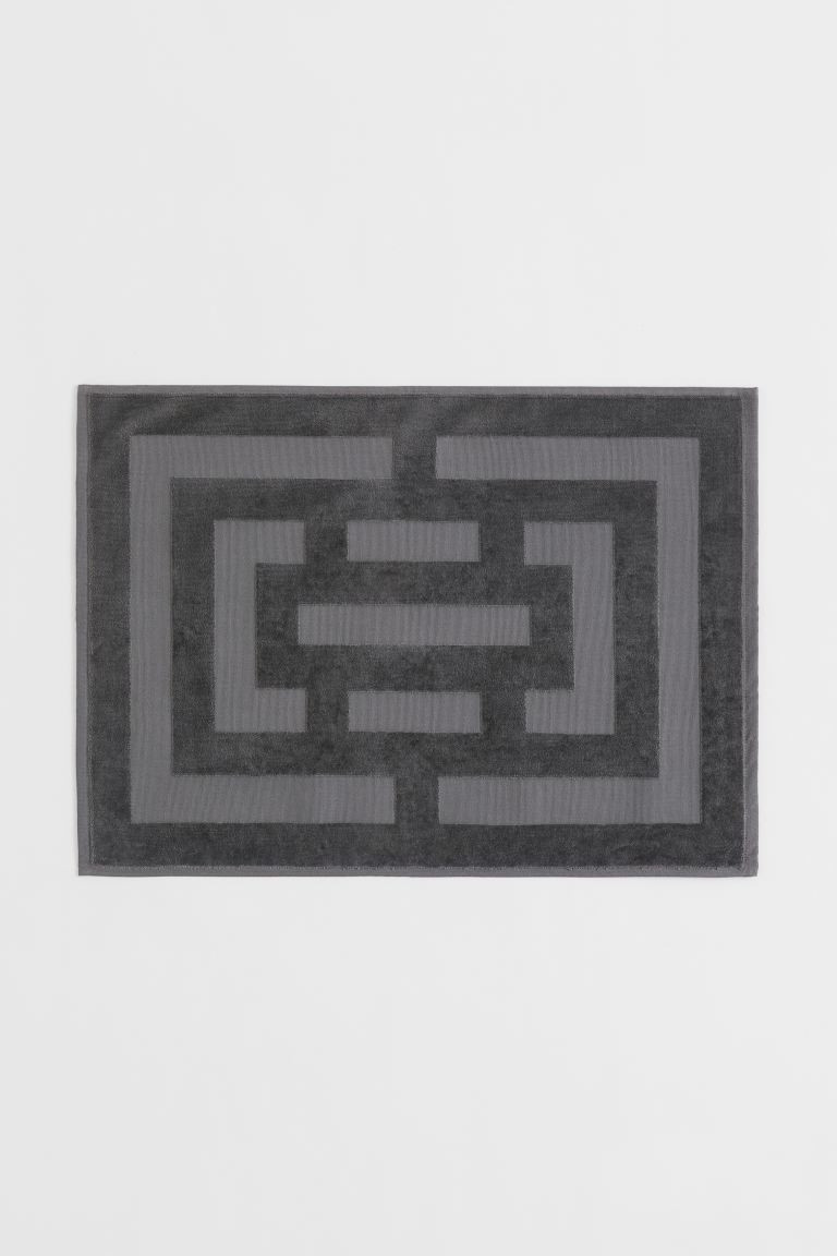 Jacquard-patterned Bath Mat | H&M (US + CA)