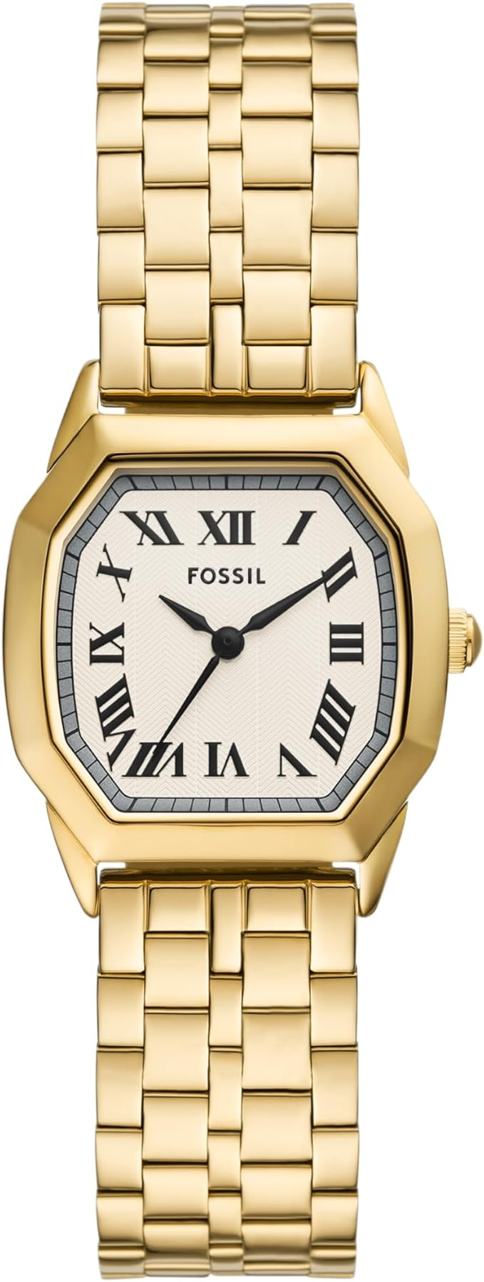 Fossil Women's Harlow Three-Hand Stainless Steel Bracelet Watch | Amazon (US)