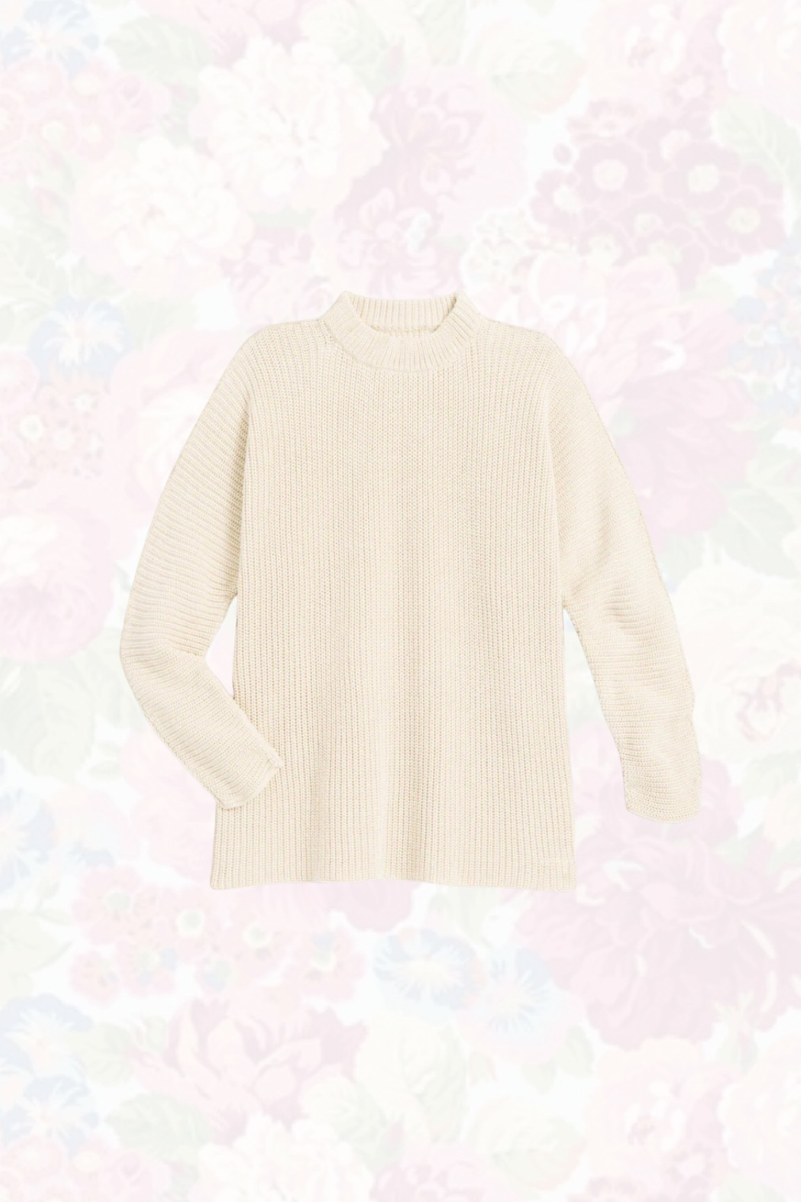 My favorite sweater that gives classic Nancy Meyers/coastal granddaughter vibes is 30% off in Cream 🐚 And now available in a whole host of other colors.