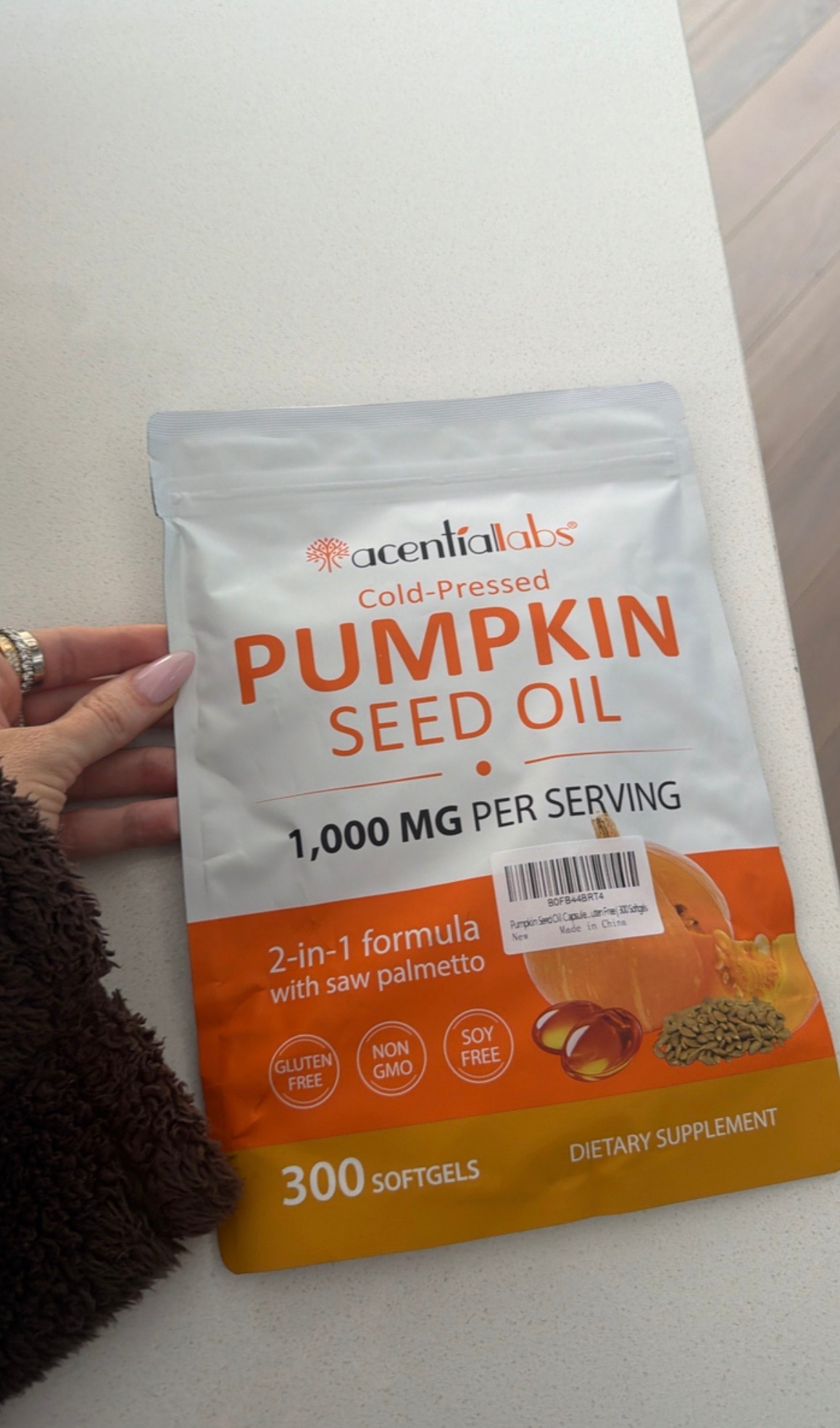 These are the pumpkin seed oil capsules I’m taking!! Hoping they help me and I see the benefits 🧡

#LTKeurope #LTKbeauty #LTKuk