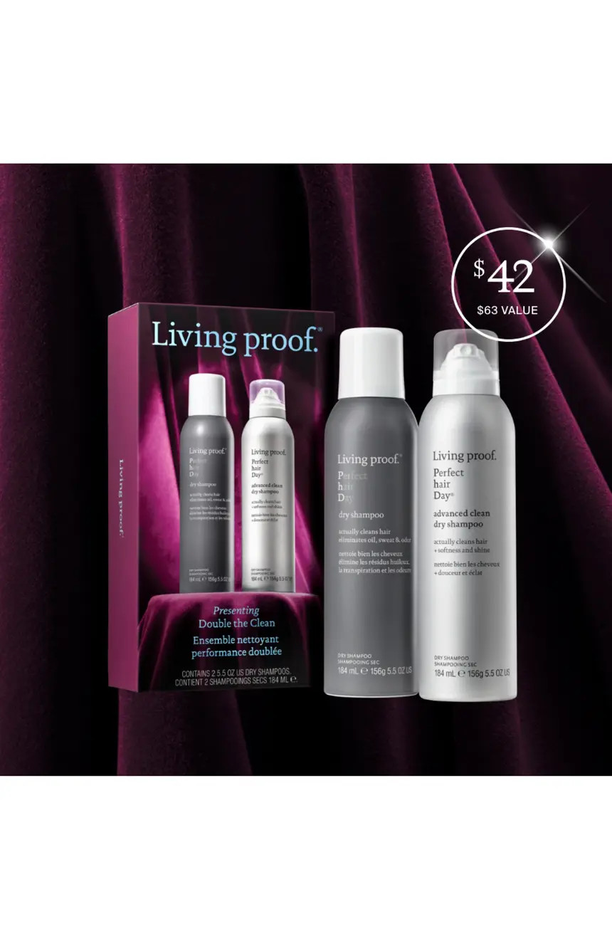 Living proof® Presenting Double the Clean - Dry Shampoo Kit $63 Value | Nordstrom | Nordstrom