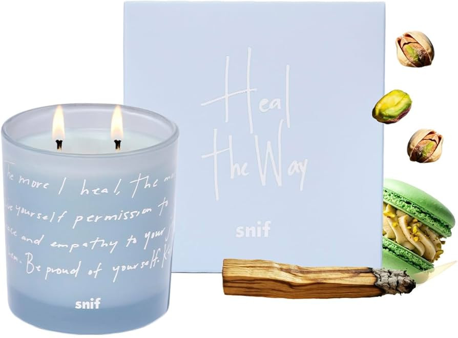 Heal The Way Luxury Scented Candle by Snif, Gourmand and Ambery, Warm and Calming Candle, 50+ Hou... | Amazon (US)
