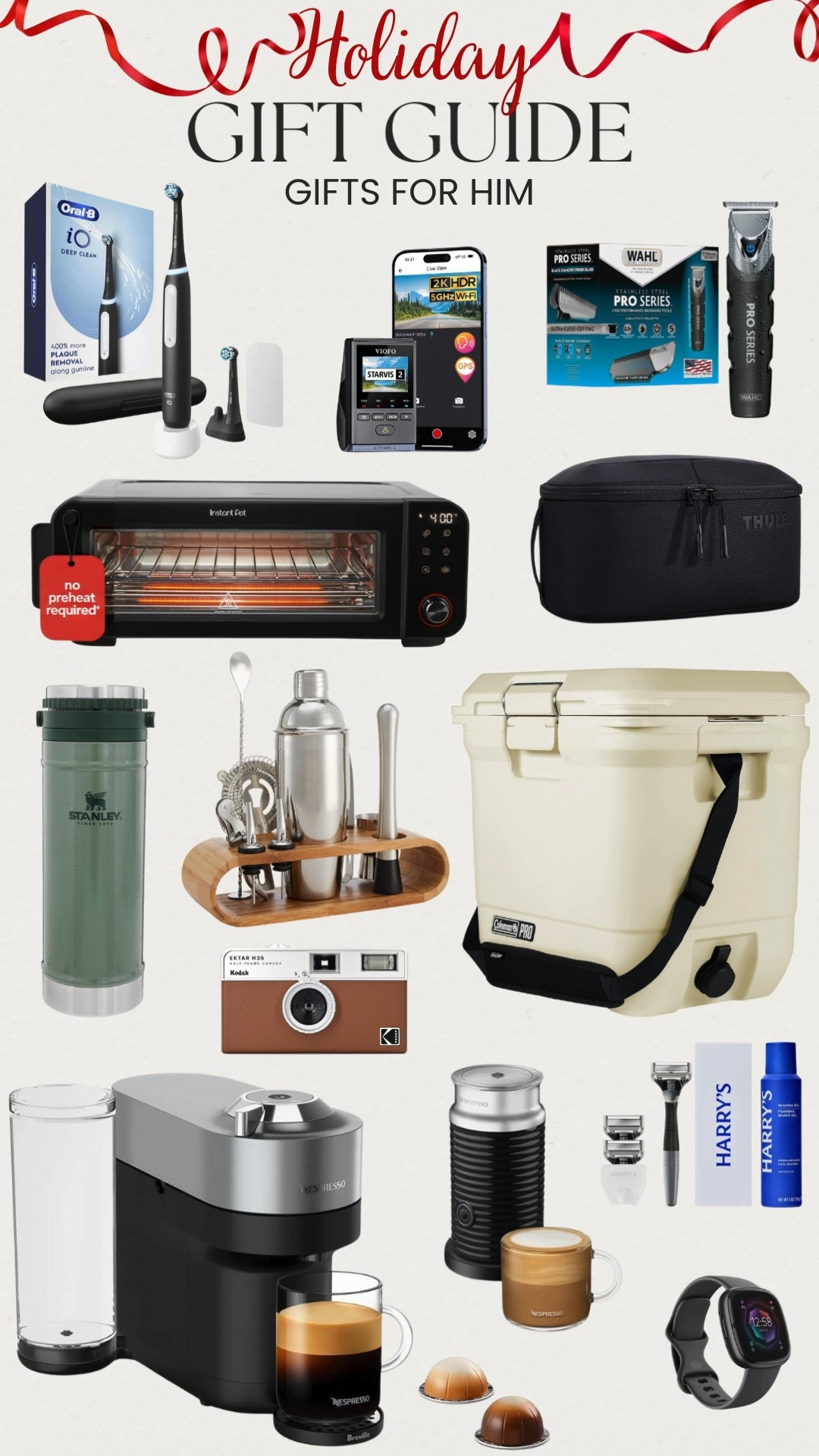 Gifts he’ll actually use (and love) 🙌 From weekend pizza nights to morning coffee routines and smart everyday upgrades, these picks hit all the right notes. Practical, fun, and perfect for the guy who already has “everything.” The for him gift guide is an easy way to shop and trust me, these are winners 🎁🔥☕📸 

 #LTKGiftGuide #LTKHoliday #LTKMens
