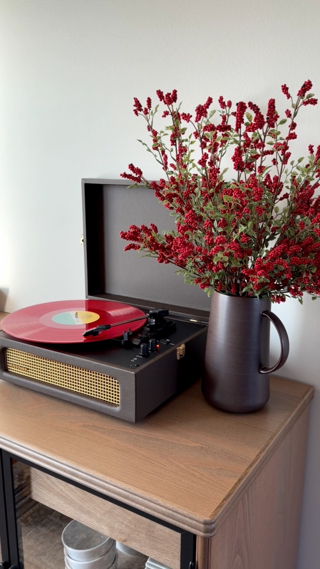 Something about a record player will always be so nostalgic to me. This song, too. It reminds me of Christmas Eve at my grandparents with all my cousins and SO many core childhood memories. I hope I can pass this down to my kids 🫶🏻🎄 

This player is really great quality for the price! I had another one that I ended up returning because the sound quality was so bad. Plus, I love the leather bound case look 🤌🏻 comes in other colors too! It would make a great gift for someone. 

✨comment VINYL for 🔗 
.
.
.
.
.
#vinylrecord #recordplayer #nostalgia #90skids #christmasvinyl #giftideas 

#LTKHoliday #LTKHome #LTKGiftGuide