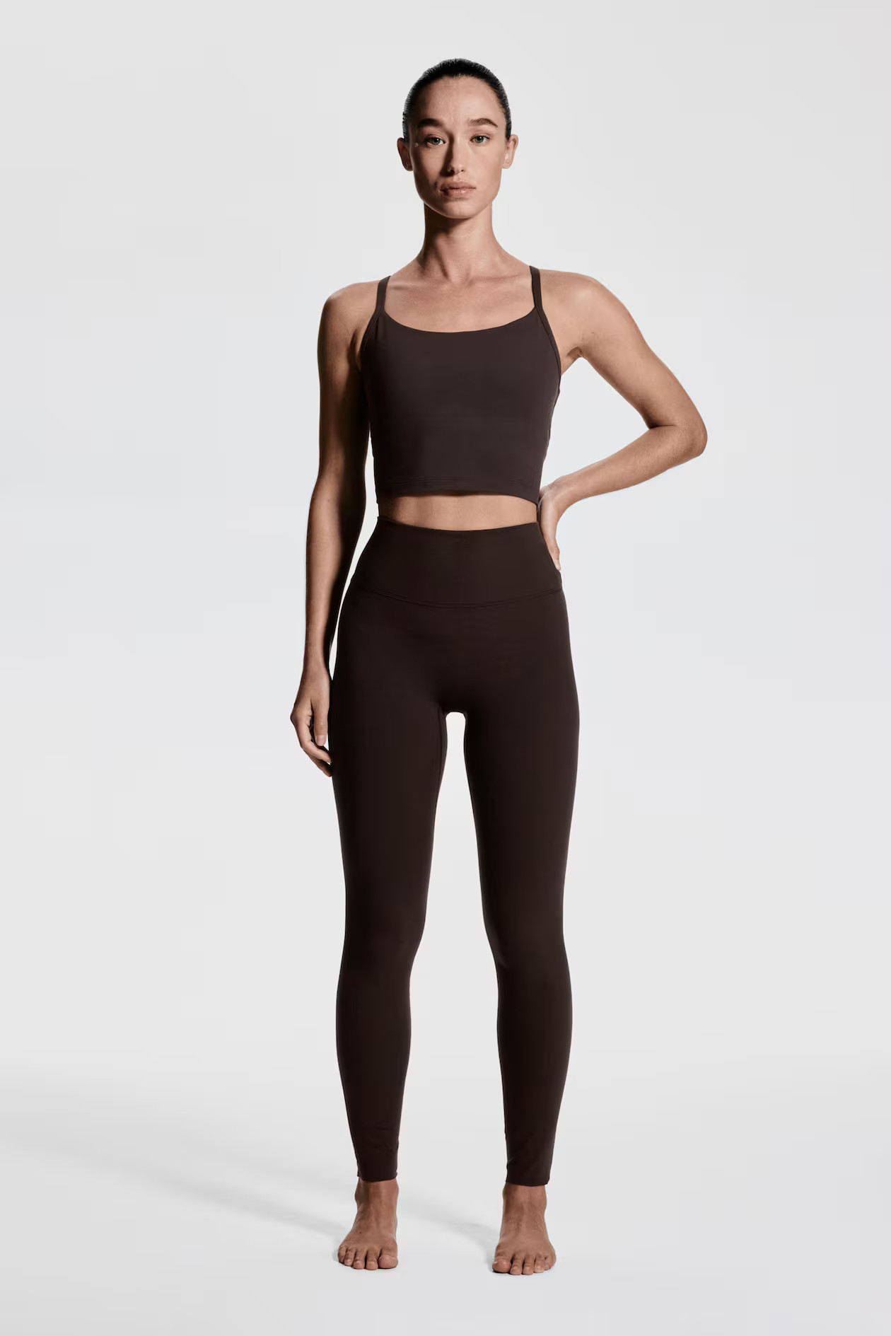 Sports leggings with SoftMove™ - Black - Ladies | H&M GB | H&M (UK, MY, IN, SG, PH, TW, HK)