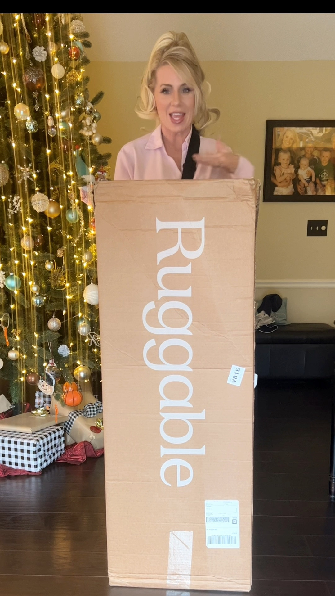 I am in love with my Ruggable rug! These are so genius! You peel apart the mat from the cover and throw it in the washer!#washablerug

#LTKhome