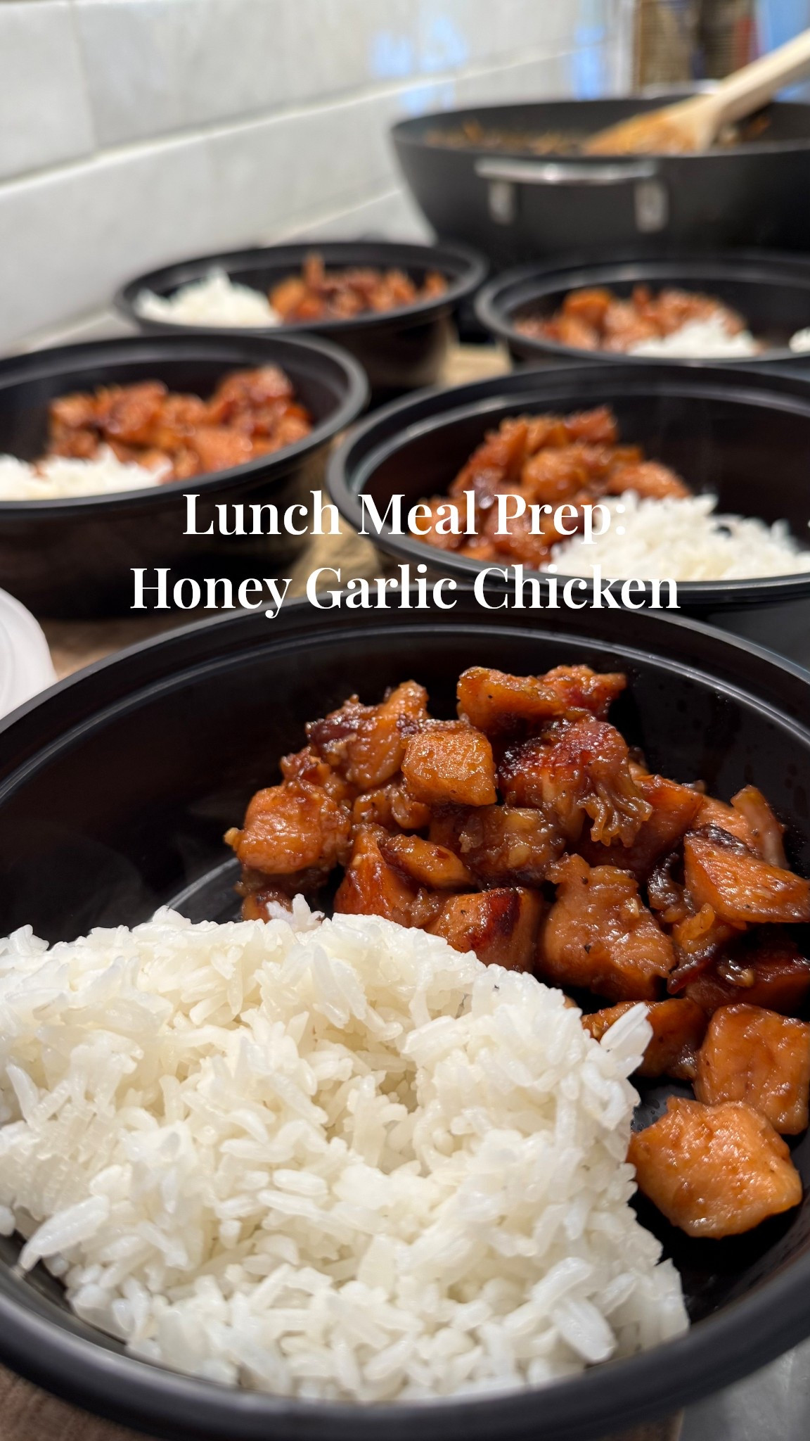 Cut chicken breast into bite size pieces, and marinate in seasonings (used Greek seasoning) soy sauce ( 1 cup), olive oil, and baking soda ( 1 tbsp) / corn starch ( 1 tbsp).  Mix up; when ready, heat ~ 1 tbsp of butter in a hot sauce pan, then add chicken and cook until browned and cooked thoroughly. Push to one side of the pan and add another tbsp butter, 1 tbsp minced garlic, 2 tbsp honey, 1 tbsp soy sauce. Once butter is melted and these ingredients have somewhat mixed together, stir it in with the chicken! So good!

#LTKOver40 #LTKHome #LTKFamily