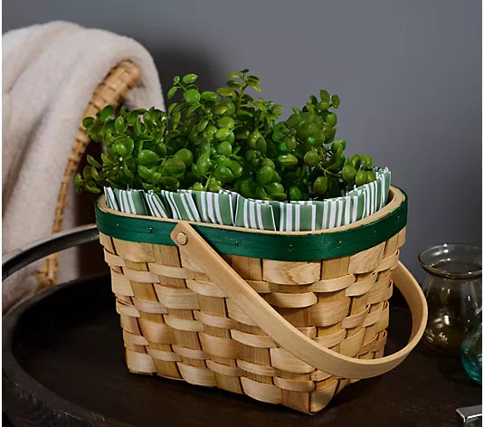 Make Your Selection: Cozy Cottage by Liz Marie Woodchip Basket | QVC