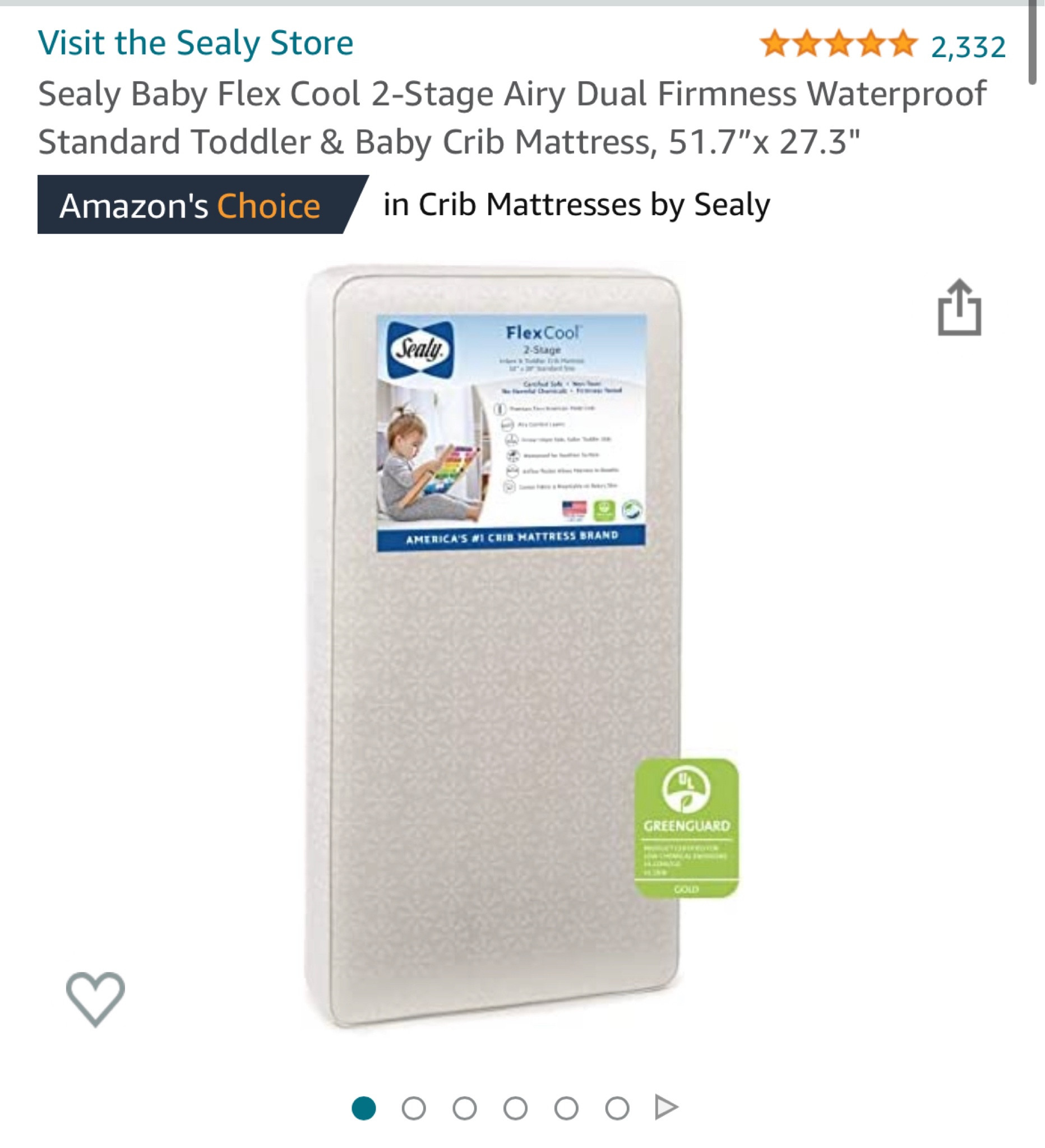 This is the mattress we use for our newborn and it has worked wonderfully!!! 

#LTKbaby #LTKhome #LTKkids