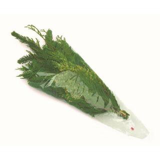 24 in. Mixed Greens Bouquet Freshly Cut From Pacific Northwest Forests (5-Pack) | The Home Depot