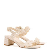 Florence Broderie Sandal In Natural Raffia | Larroude