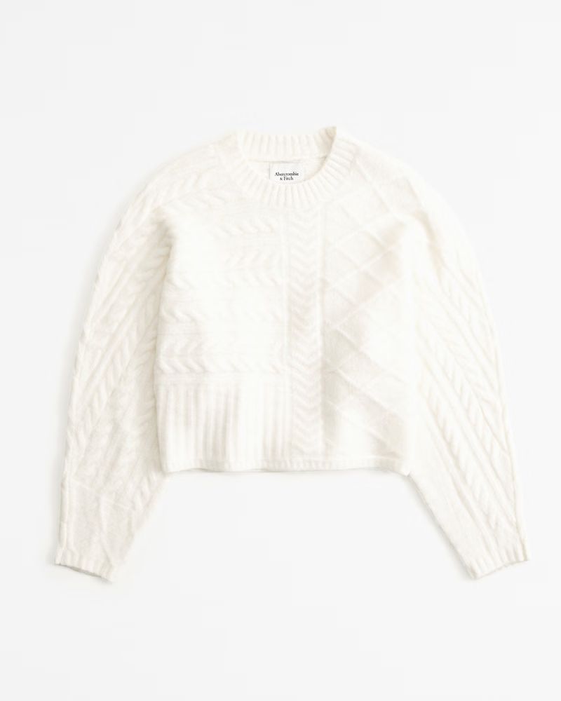 Cable Crew Dolman Sweater | Abercrombie & Fitch (US)