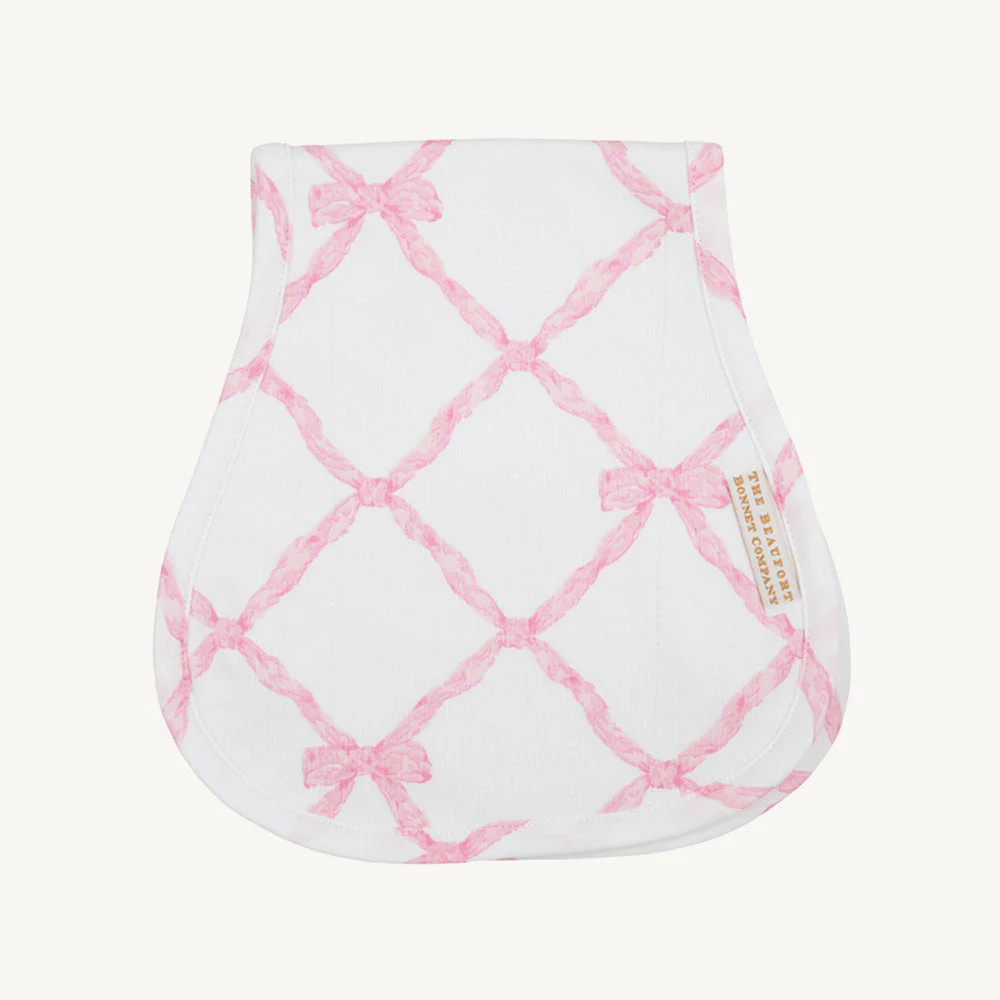 Oopsie Daisy Burp Cloth - Belle Meade Bow | The Beaufort Bonnet Company