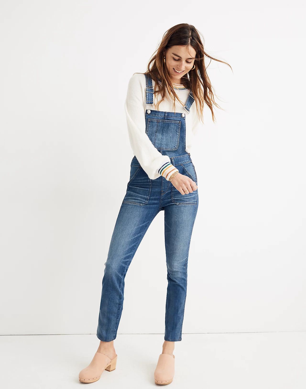 Petite Skinny Overalls in Jansing Wash | Madewell