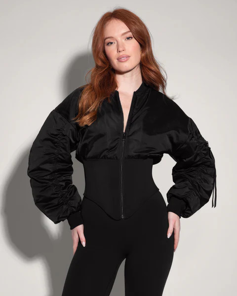 Corsety Bomber Jacket - Black | TA3